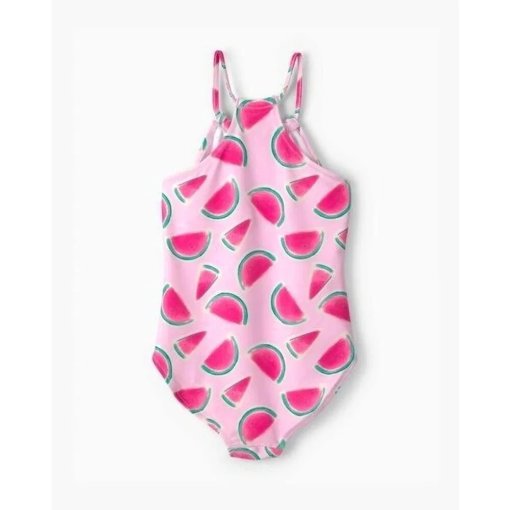NWT carter's Girl's Cute Pink Watermelon One Piece Swimsuit UPF 50+ US Size 10